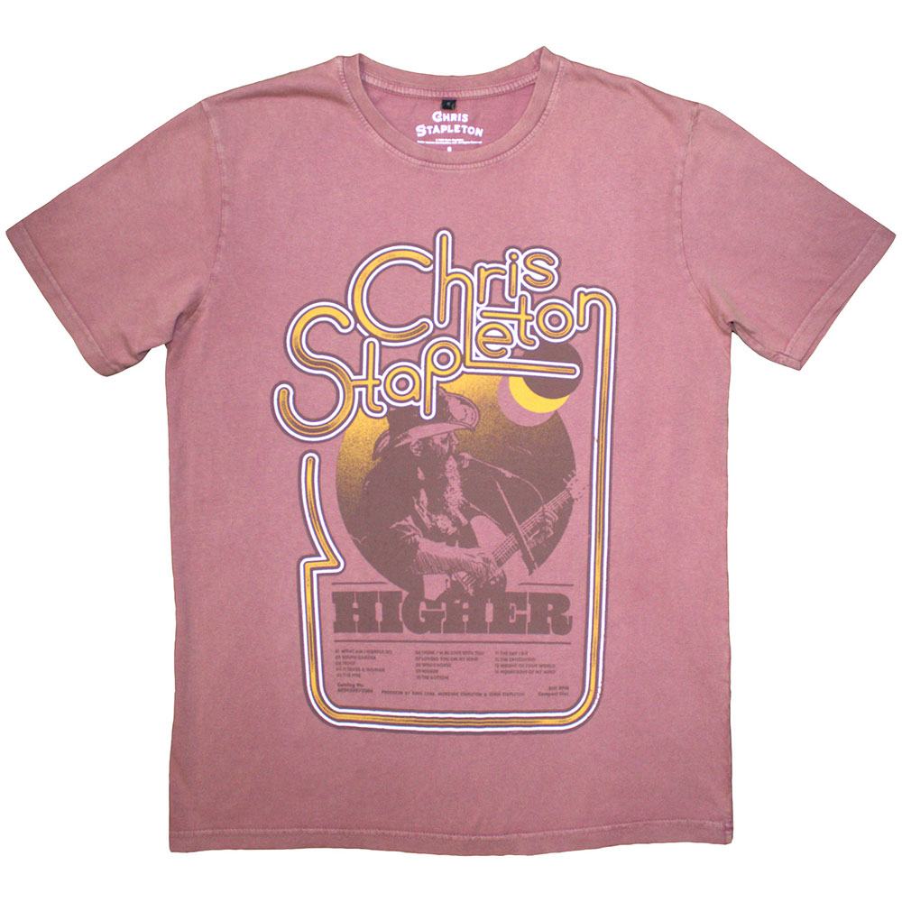 Chris Stapleton - Higher Tshirt Homme - Rouge